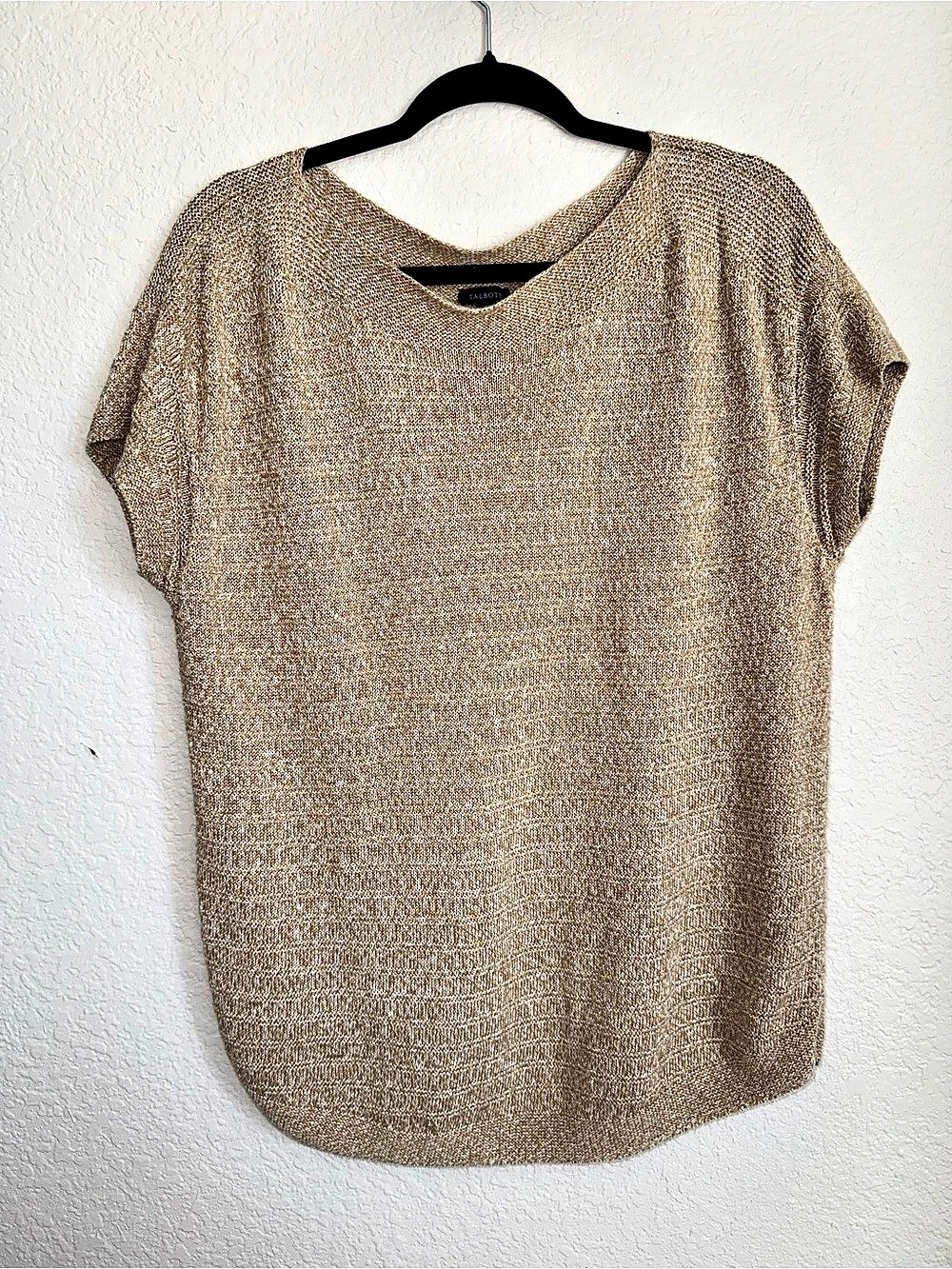 Talbots Brown Knit Tunic Size Large